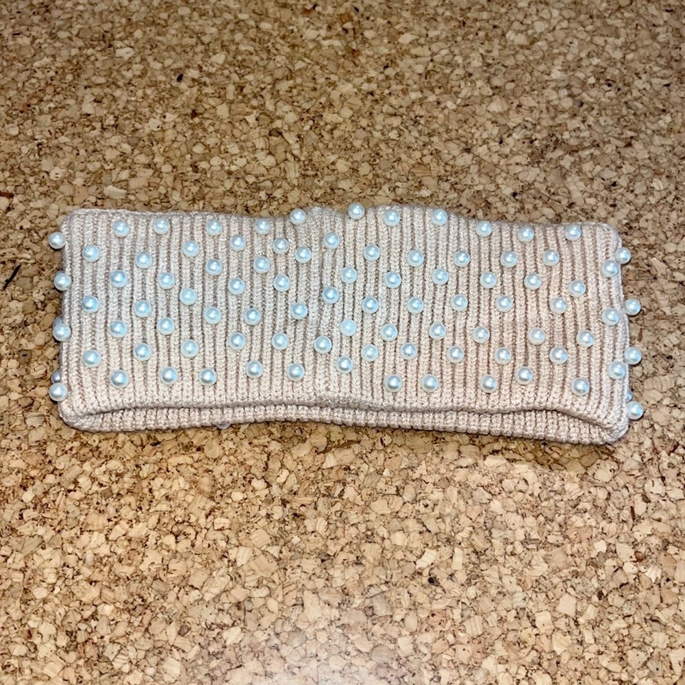 Pearl beaded headband
